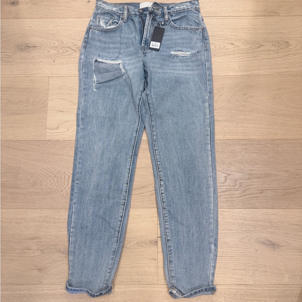 NWT One Teaspoon Light Blue Straight Leg Jeans